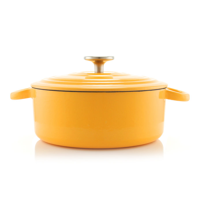 Chantal 3 Quarts Enameled Cast Iron Round Dutch Oven Wayfair